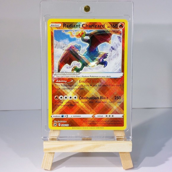 Pokemon Other - NM Radiant Charizard Crown Zenith 020/159 Holo Radiant Rare Pokémon TCG Invest